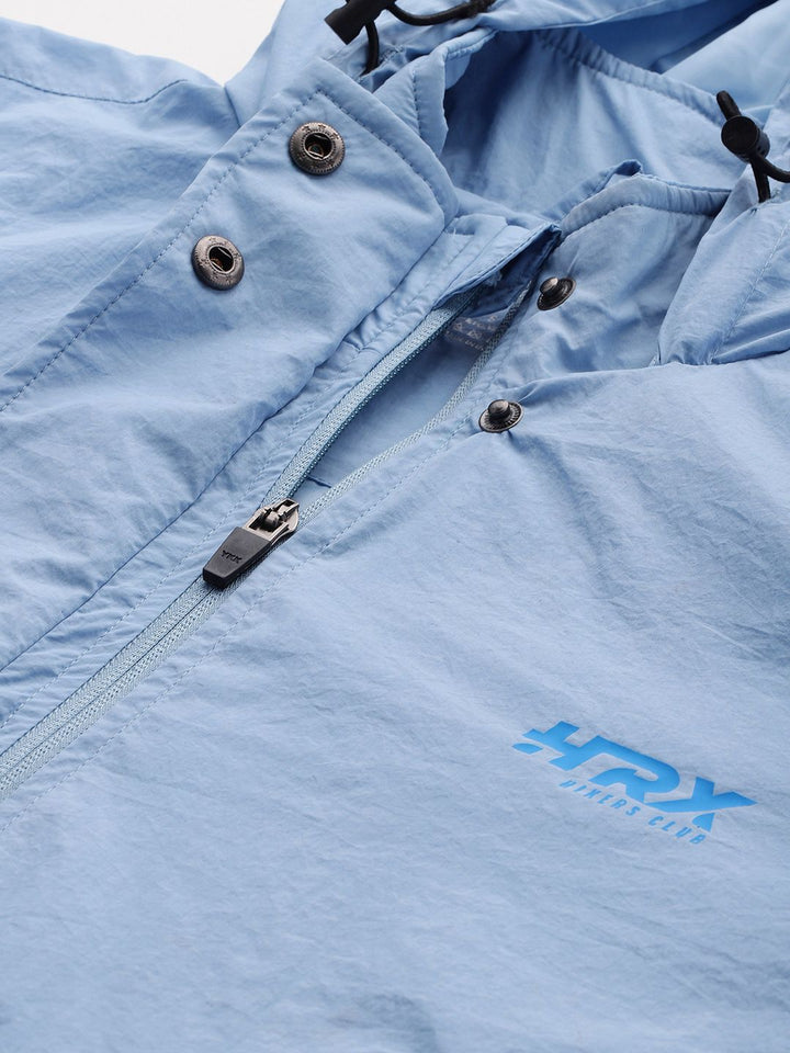 HRX by Hrithik Roshan Rapid-Dry Hooded Tailored Jacket