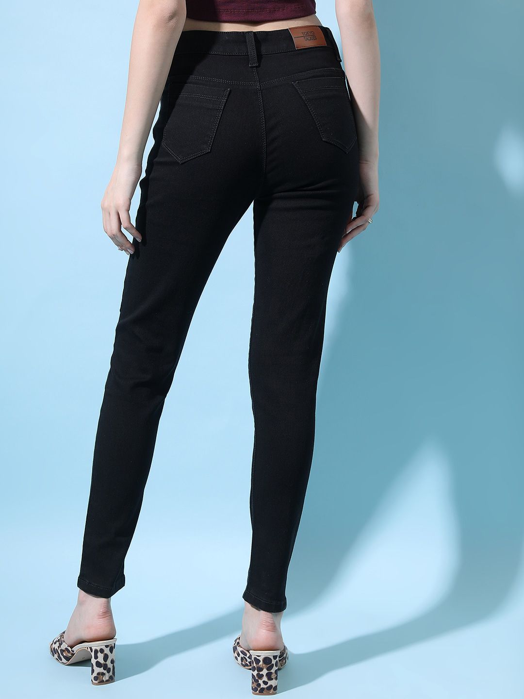 Tokyo Talkies Women Slim Fit Mid-Rise Stretchable Jeans
