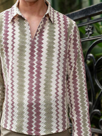 Eszett Men Classic Printed Casual Shirt