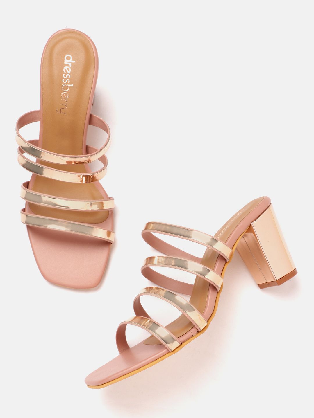 DressBerry Women Block Heel Sandals