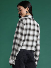 DressBerry Checked Casual Shirt with Tie