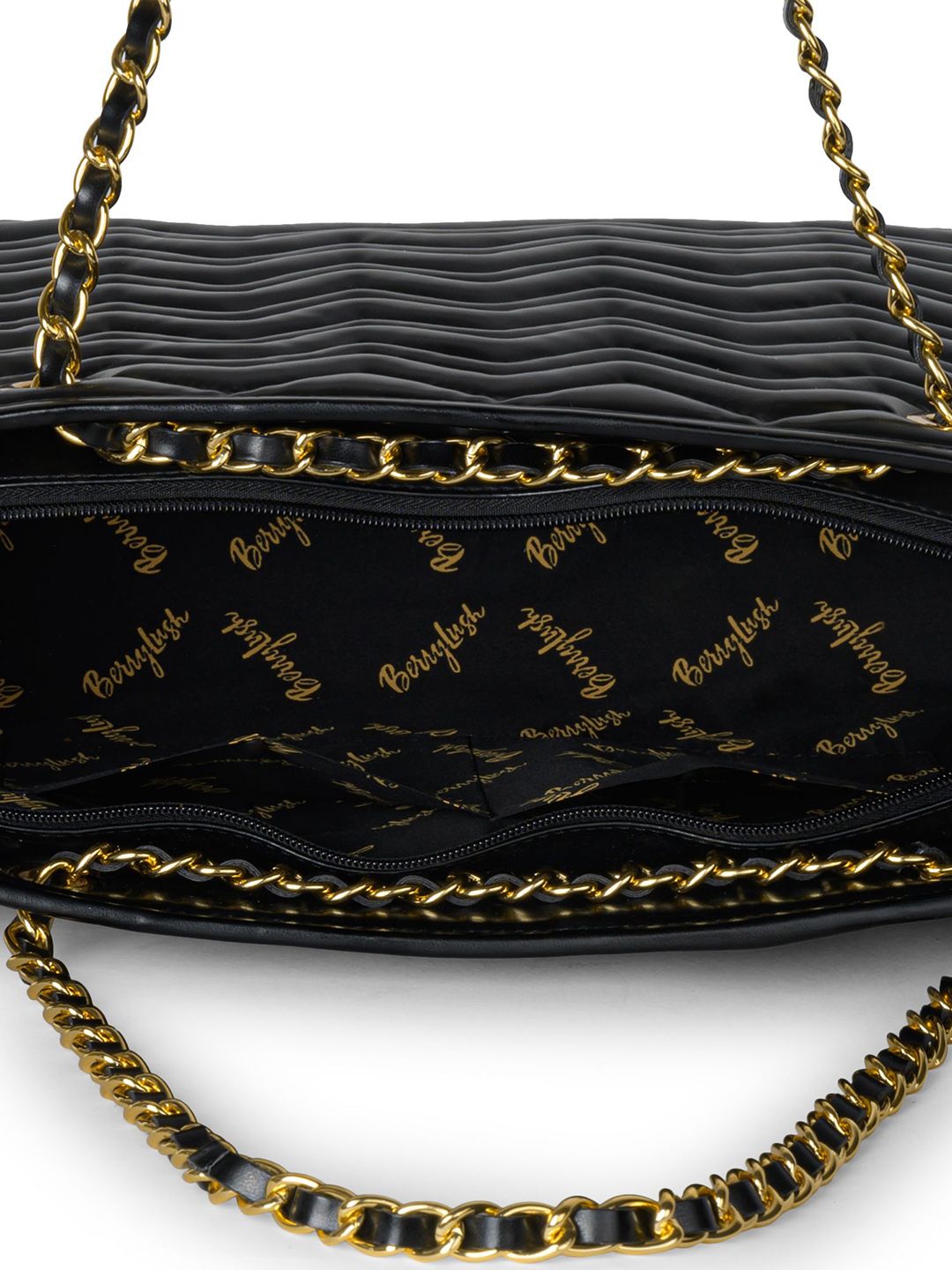 Berrylush Structured Sling Bag with Quilted