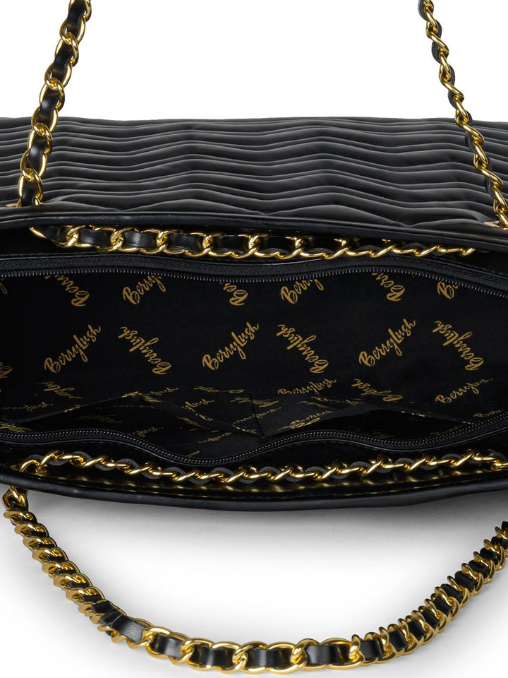 Berrylush Structured Sling Bag with Quilted