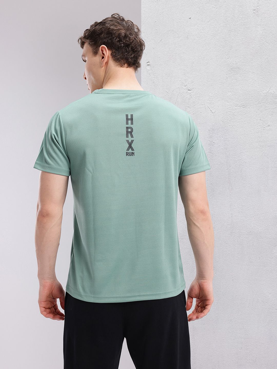 HRX by Hrithik Roshan Men Typography Printed Rapid-Dry Running T-shirt