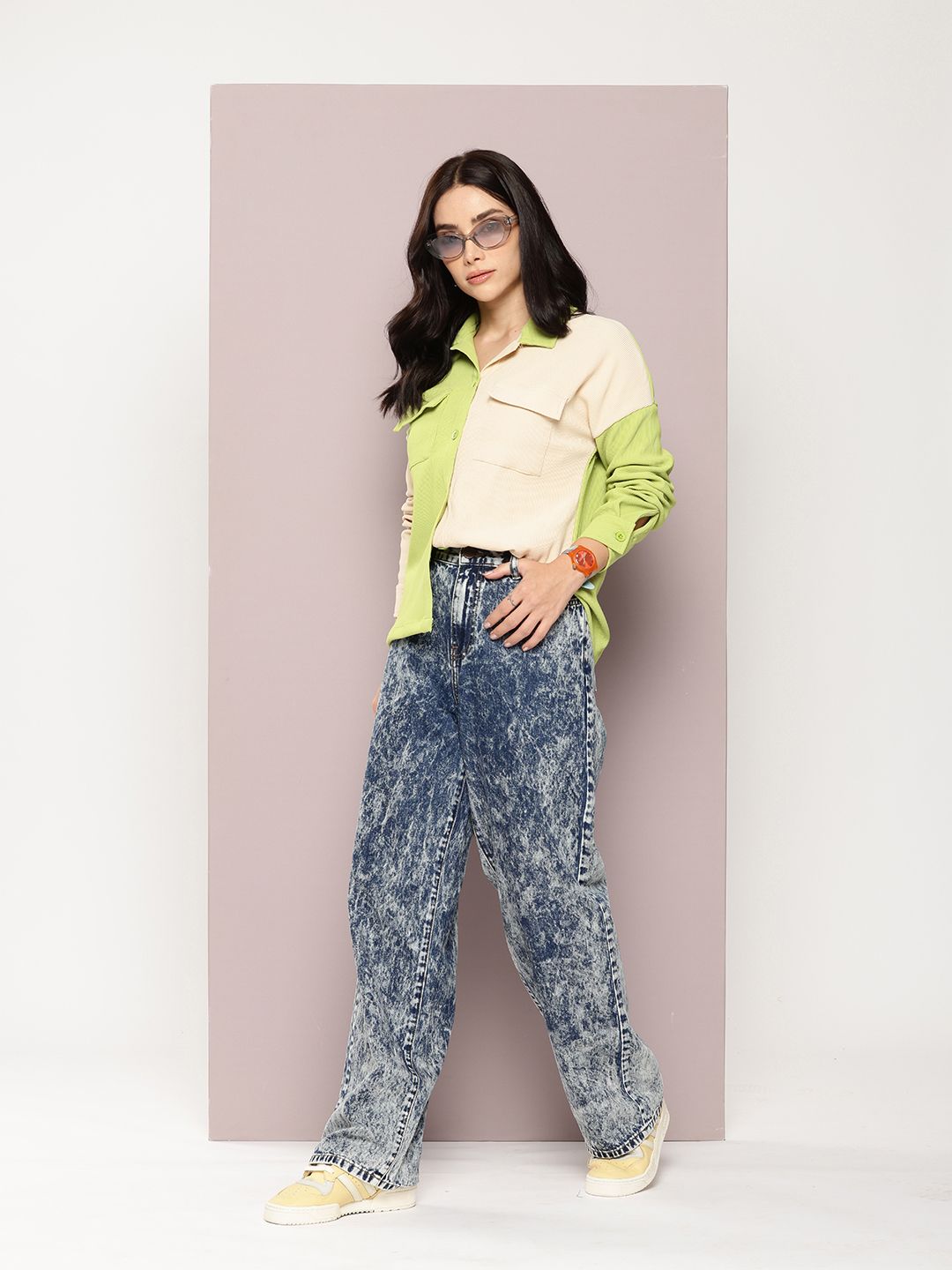 DILLINGER Baggy Fit Heavy Fade Jeans