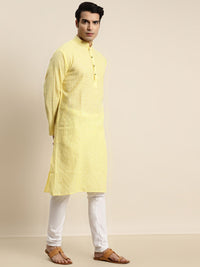SOJANYA Kurta Linen Kapas Pejal Lelaki