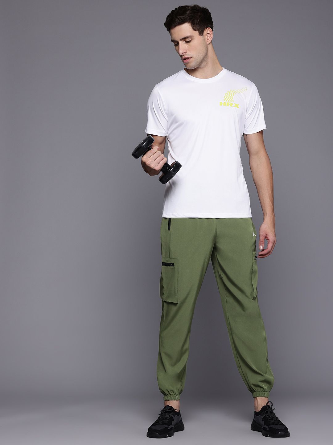 HRX by Hrithik Roshan Men Training Cargo-Style Joggers