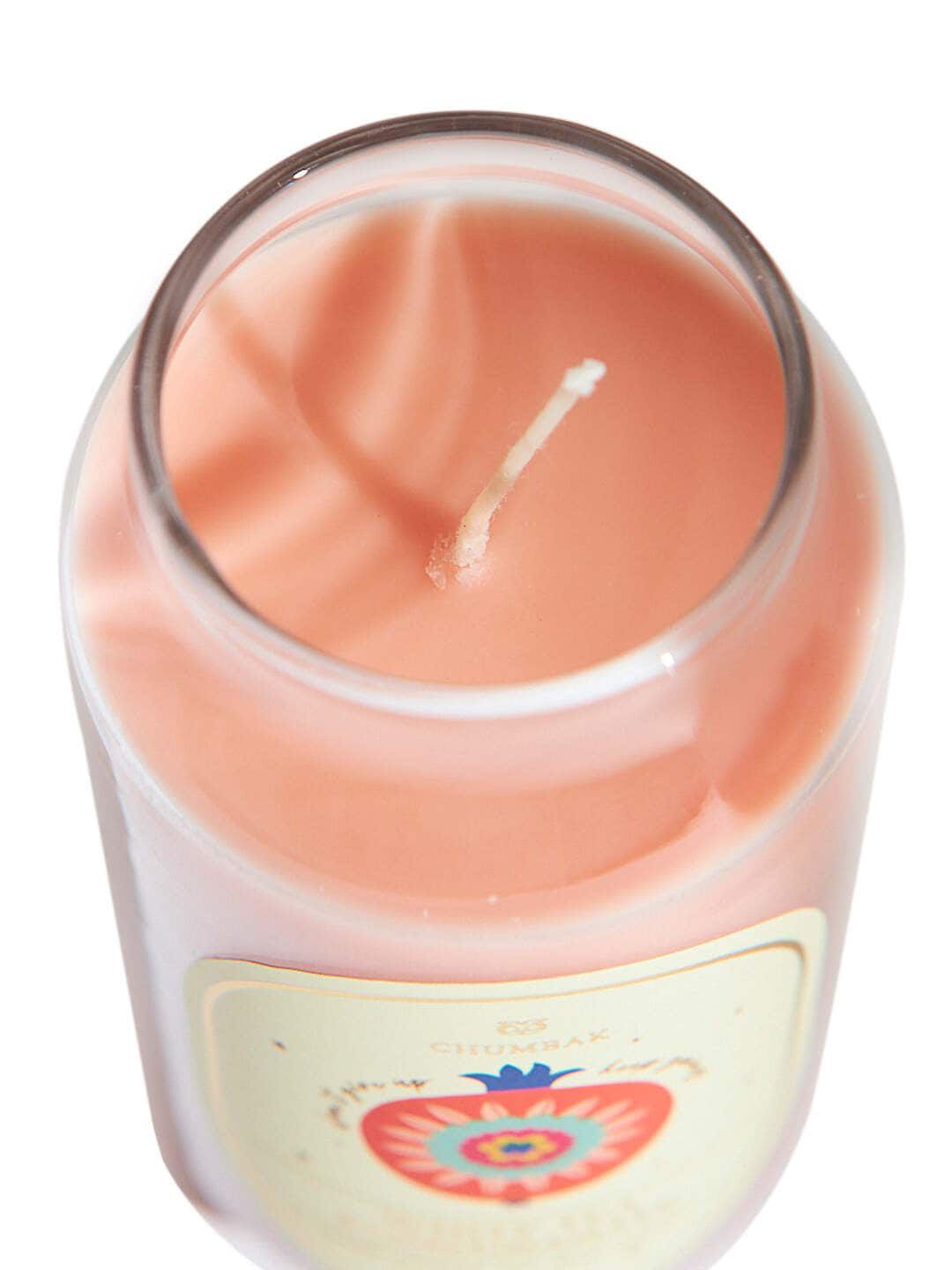 Chumbak Orange & White Tea & Pomegranate Scented Jar Candle