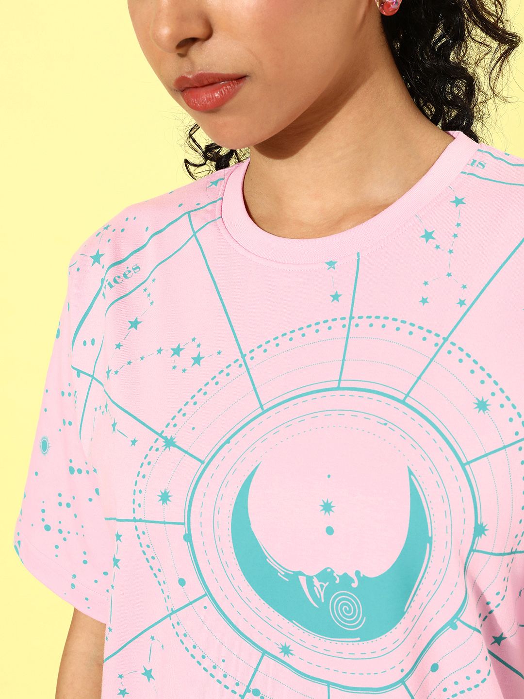 DILLINGER Pure Cotton Printed Oversized T-shirt