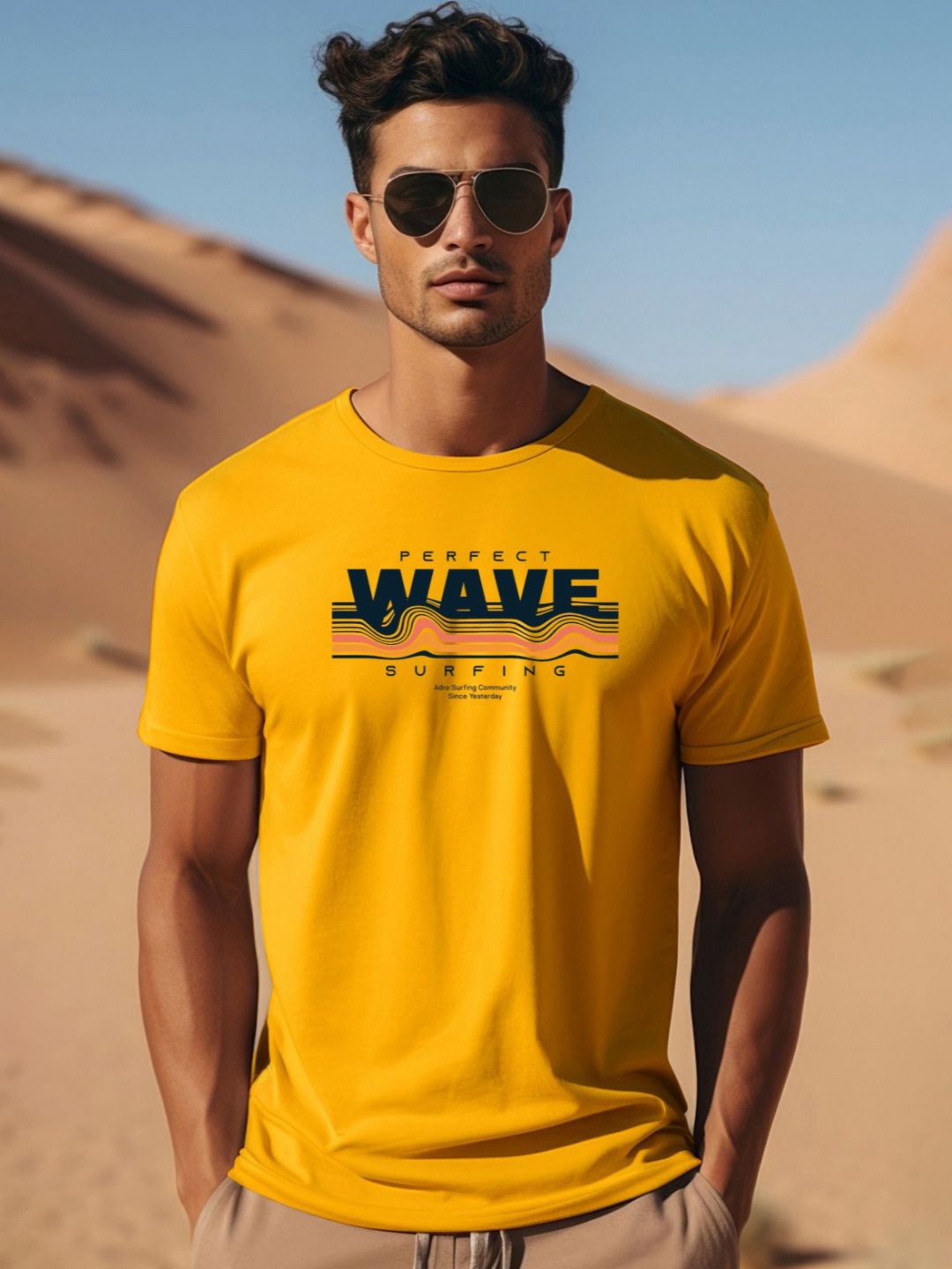 ADRO Men Printed T-shirt