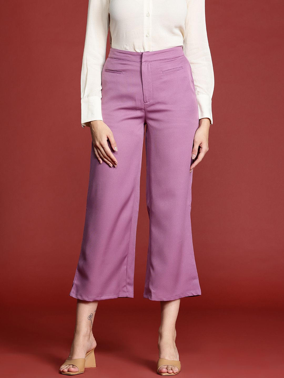 all about you Women High-Rise Trousers