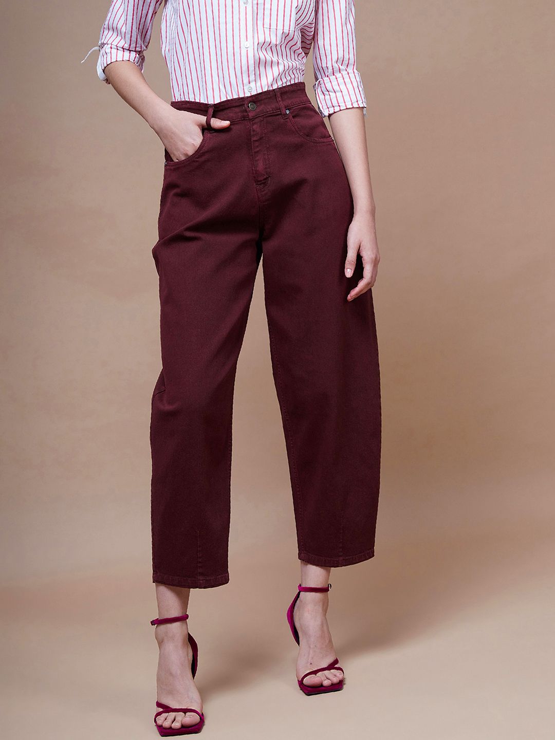 SASSAFRAS BASICS Women Anti Relaxed Fit Stretchable Jeans