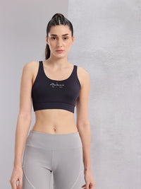 HRX by Hrithik Roshan Lightly Padded Rapid-Dry Styled Back Yoga Bra
