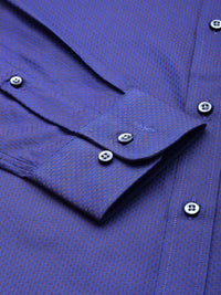 Park Avenue Opaque Self Design Textured Pure Cotton Formal Shirt