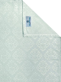 KLOTTHE Green Floral Printed 300 TC Single Bedsheets With 1 Pillow Covers