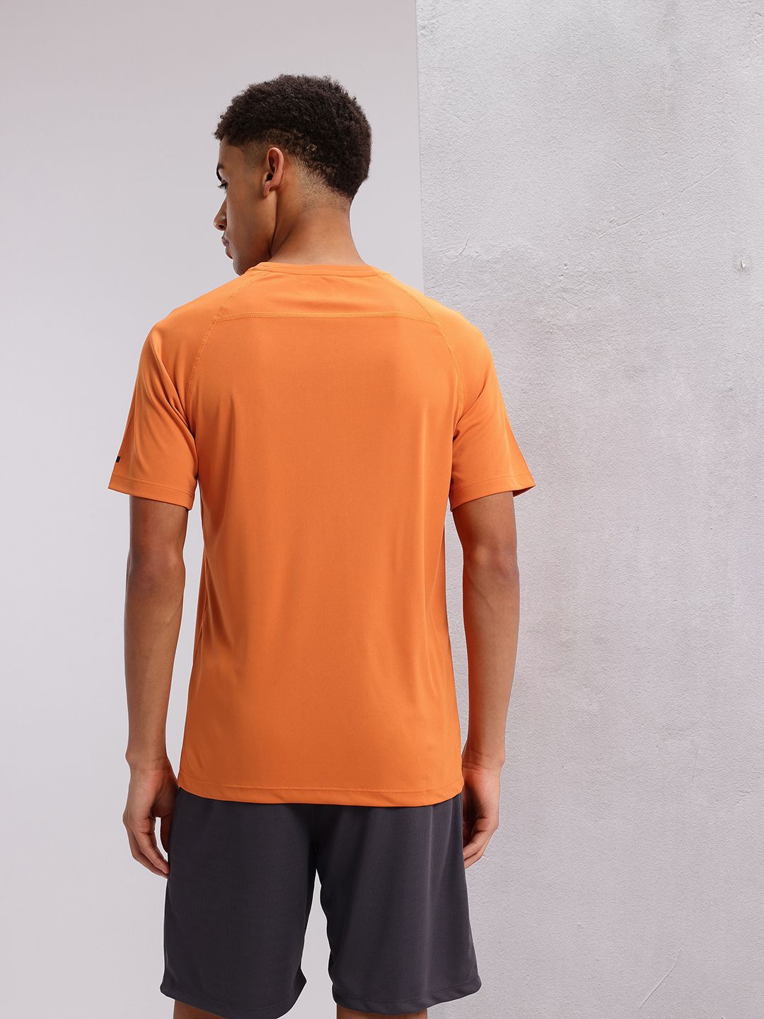 HRX by Hrithik Roshan Typography Print Raglan Sleeves Training T-shirt