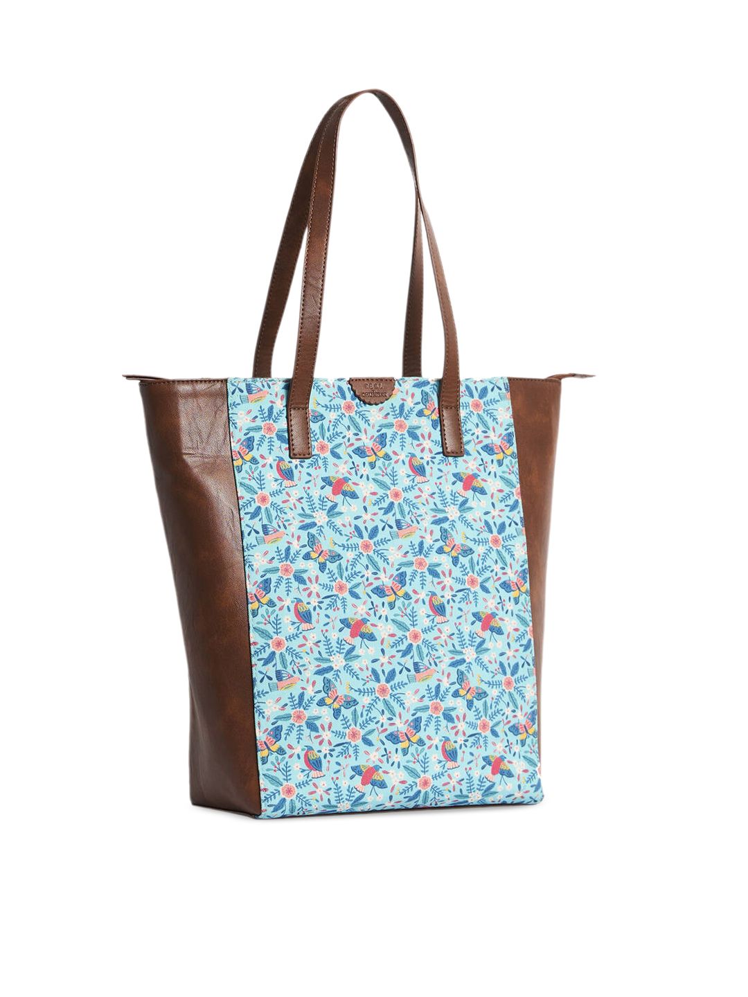 TEAL BY CHUMBAK Women Floral Printed Tote Bag