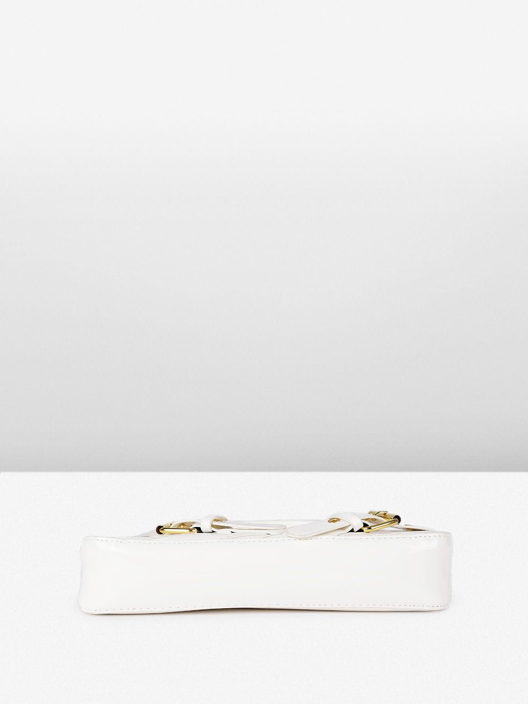 DressBerry Women Baguette Buckle Detail Shoulder Bag