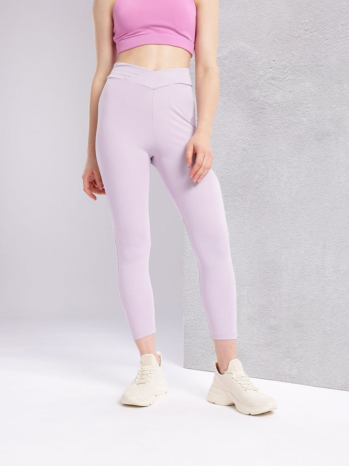 HRX by Hrithik Roshan Women Brand Logo Print Mid-Rise Cropped Running Tights