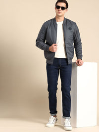 Being Human Mandarin Collar Long Sleeves Bomber Jacket