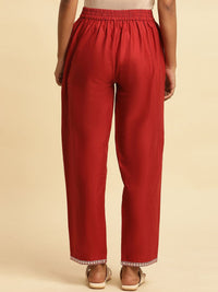 W Women Ethnic Parallel Trousers