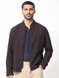 RARE RABBIT Men Rion Tailored Fit Mock Collar Jacket