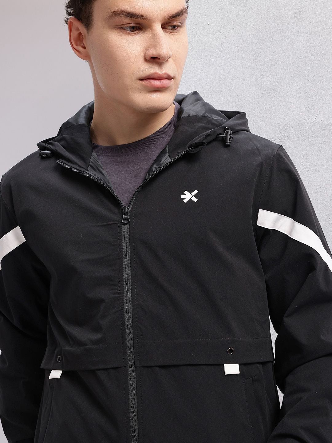 HRX by Hrithik Roshan Rapid-Dry Hooded Lifestyle Sporty Jacket