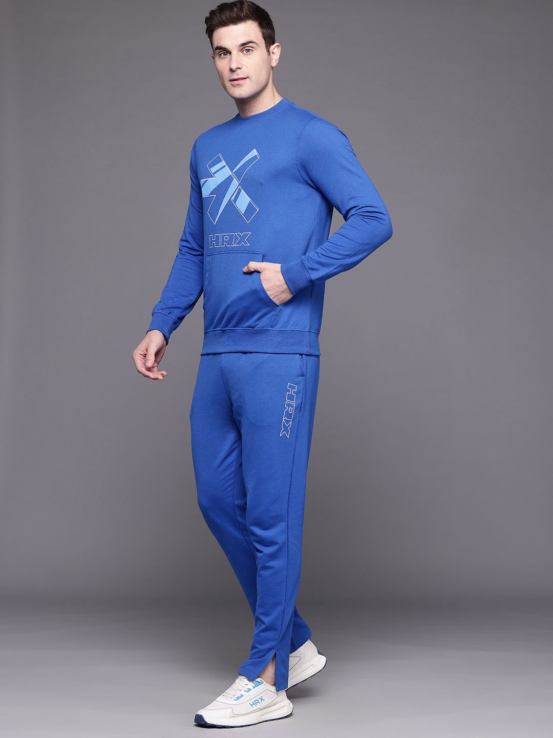 HRX by Hrithik Roshan Brand Logo Printed Lifestyle Tracksuit