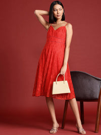 all about you Lace A-Line Midi Dress