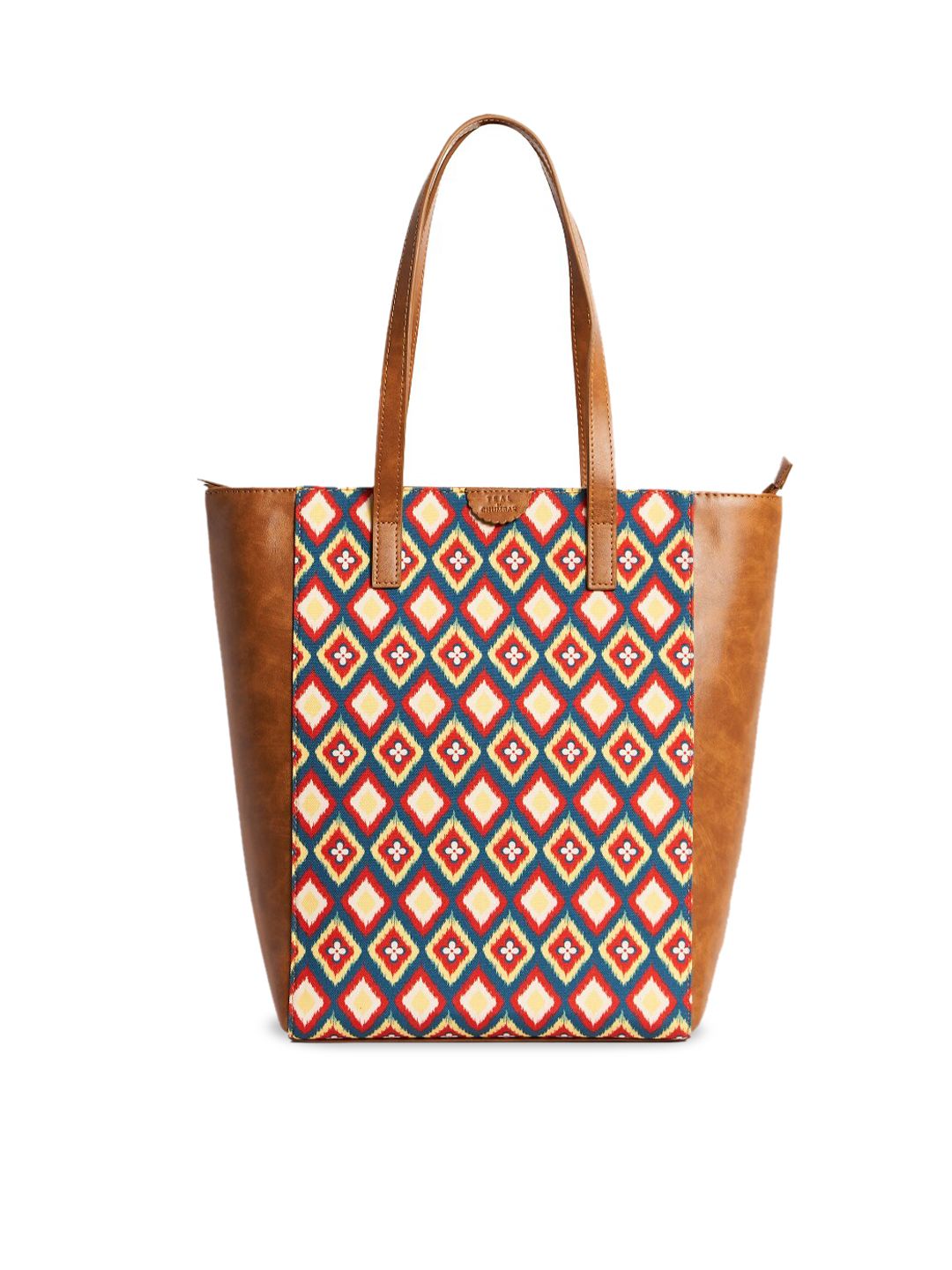 TEAL BY CHUMBAK Women Printed Bucket Tote Bag