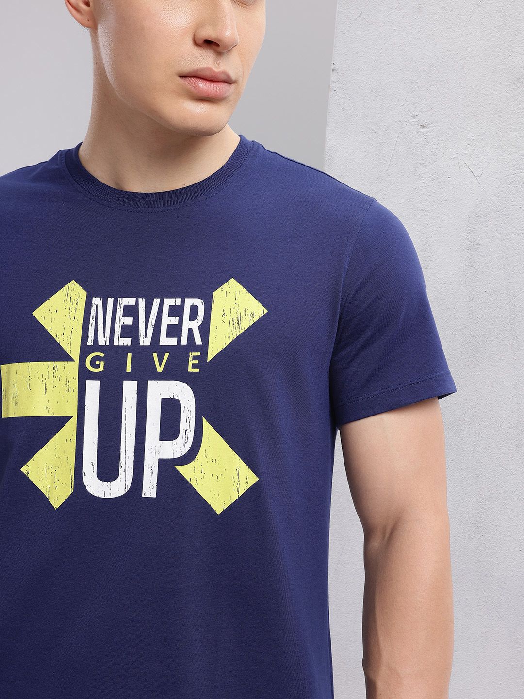 HRX by Hrithik Roshan Typography Print Training T-shirt