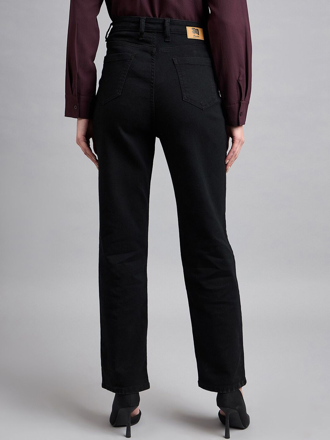 Style Quotient Women Straight Fit High-Rise Stretchable Denim Jeans