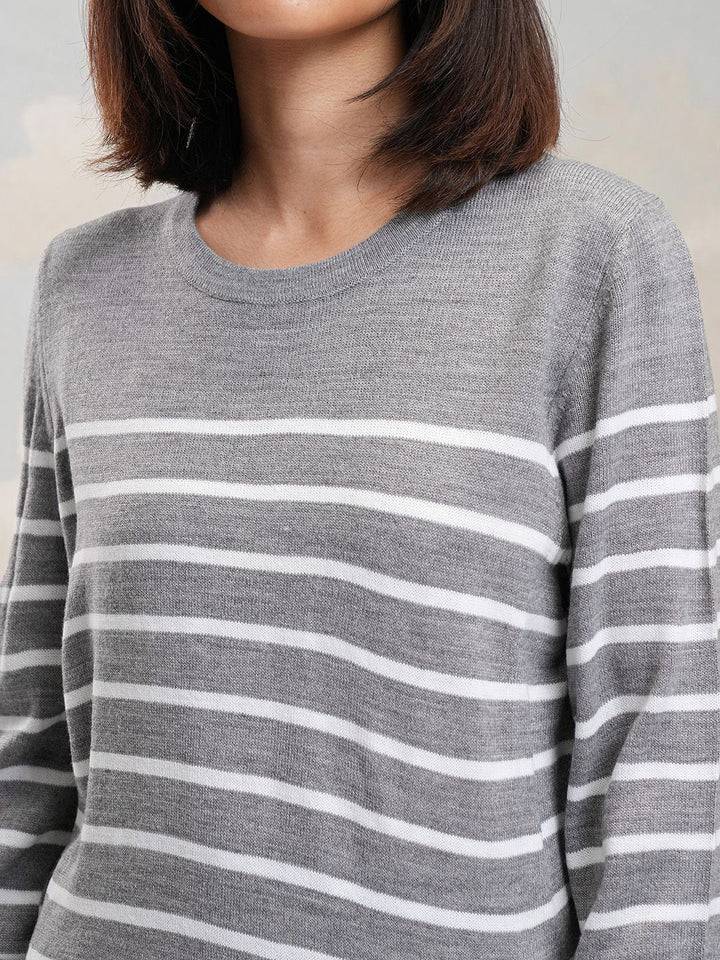 Tokyo Talkies Women Striped Pullover