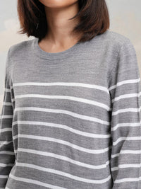 Tokyo Talkies Women Striped Pullover
