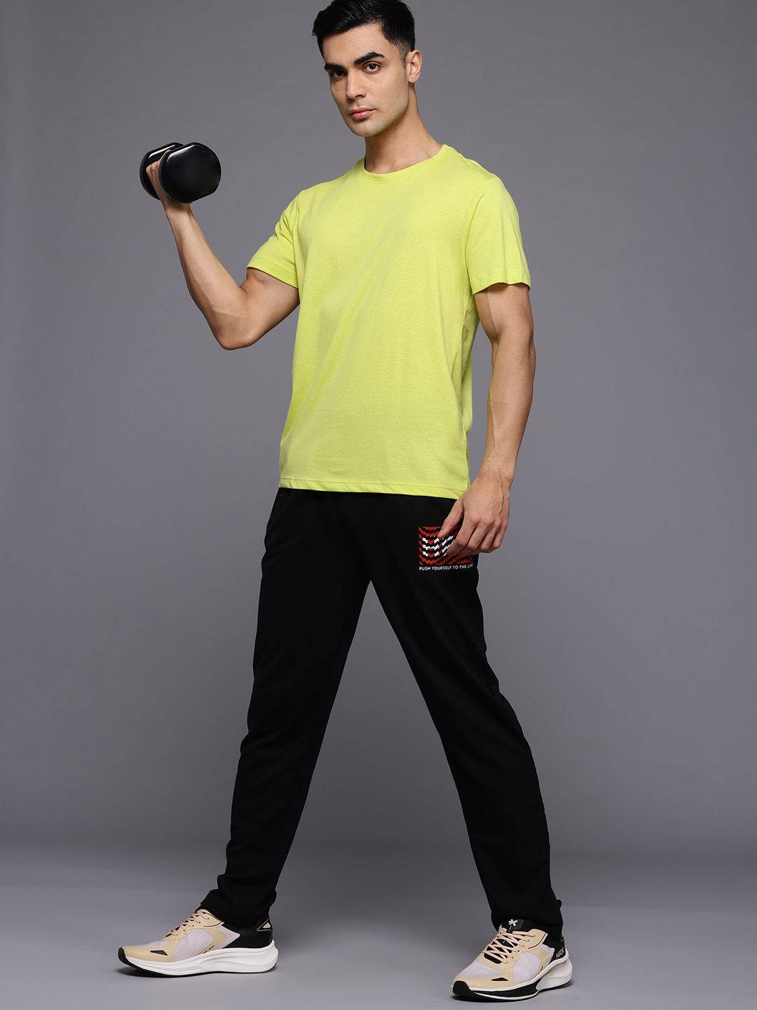 HRX by Hrithik Roshan Typography Print Training T-shirt
