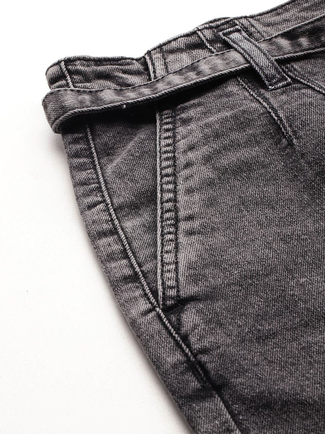 DressBerry Women High-Rise Denim Shorts