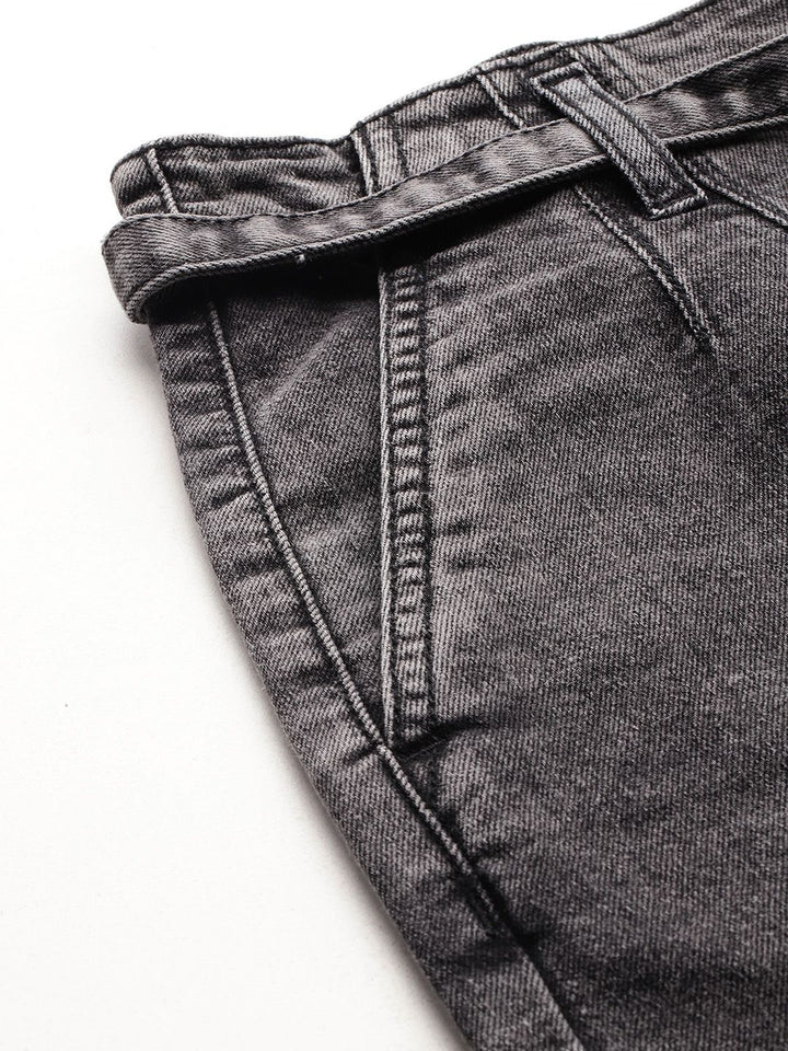 DressBerry Women High-Rise Denim Shorts