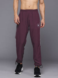 HRX by Hrithik Roshan Men Rapid-Dry Running Track Pants with Toggle-Hem