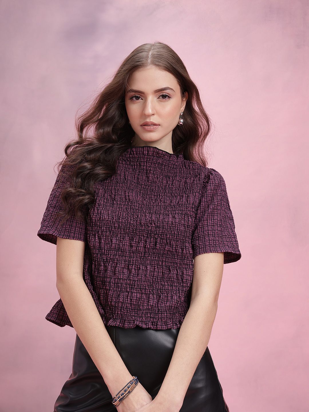 DressBerry Checked Top
