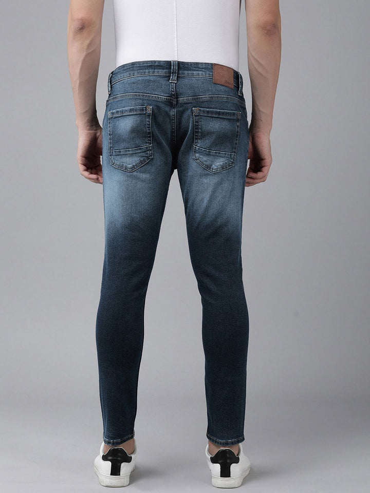 SPYKAR Men Kano Skinny Fit Mildly Distressed Heavy Fade Stretchable Jeans