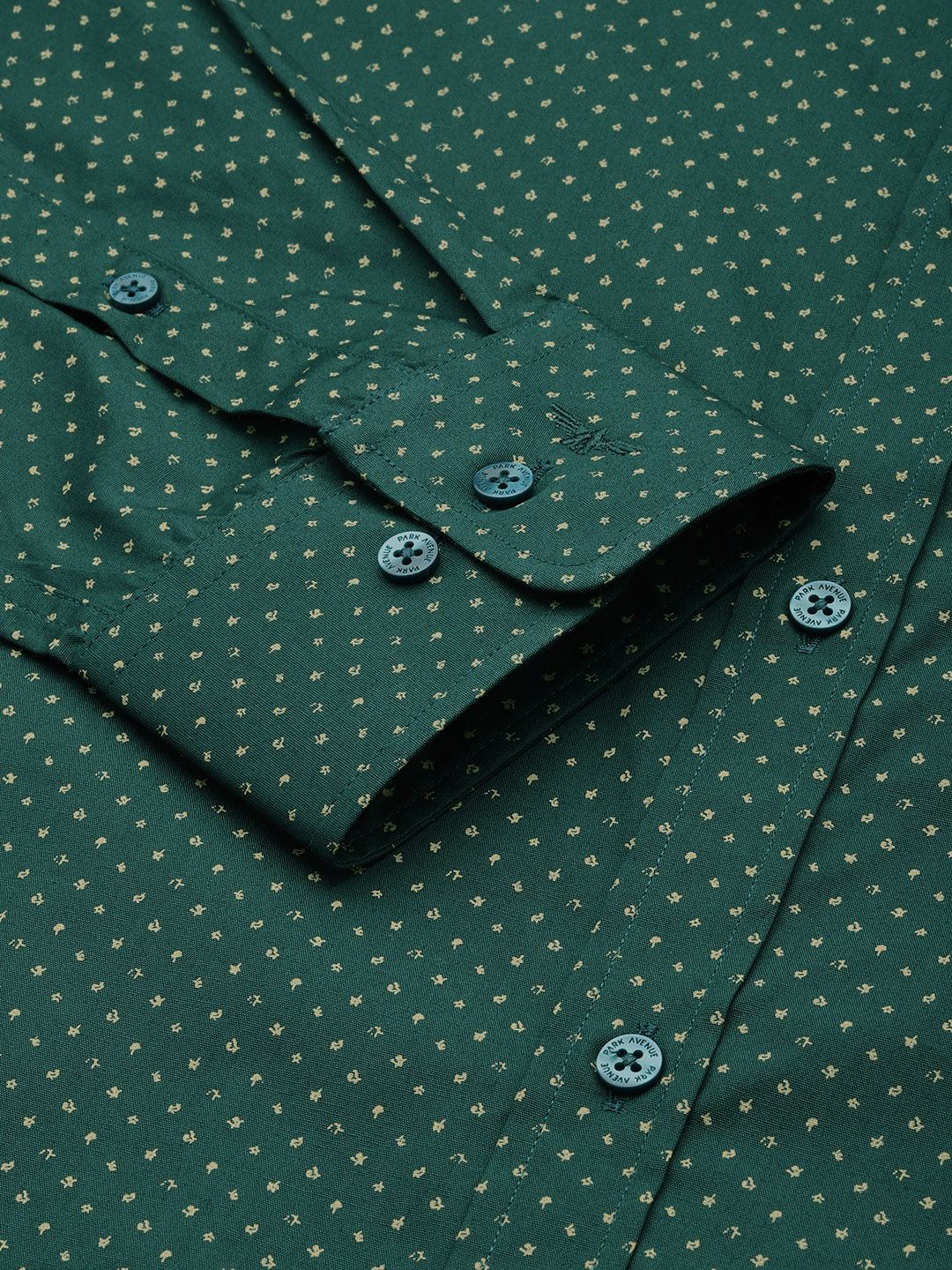 Park Avenue Pure Cotton Slim Fit Printed Formal Shirt