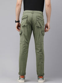 SPYKAR Men Slim Fit Cargos Trousers