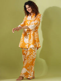 SANSKRUTIHOMES Tropical Printed Pure Cotton Night suit