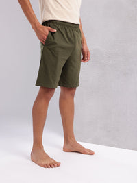 HRX by Hrithik Roshan Men Mid-Rise Brand Logo Detail Yoga Shorts