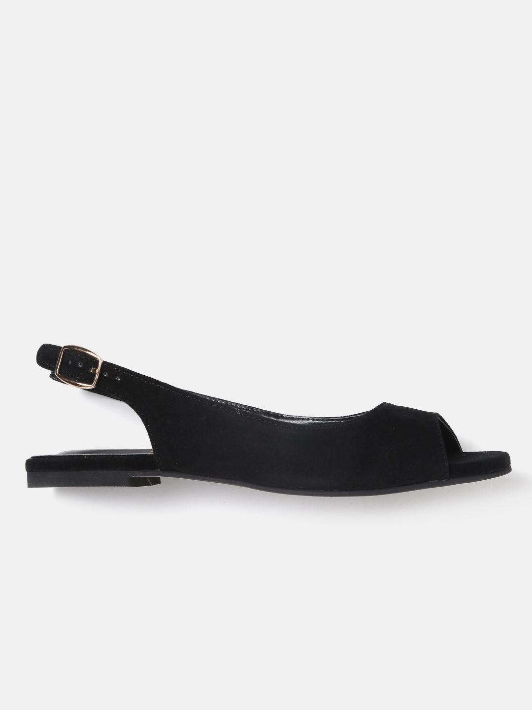 DressBerry Women Black Solid Flats