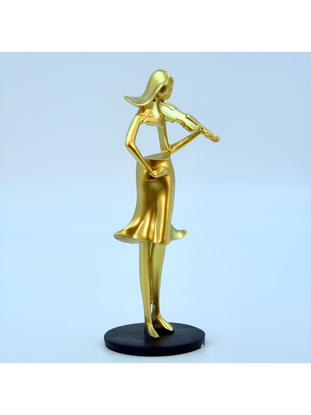 Cortina Resin Golden Sculpture Art Decor Statue for Home Decor