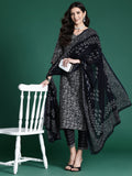 Indo Era Women Ethnic Motifs Printed Regular Pure Cotton Kurta with Trousers & With Dupatta