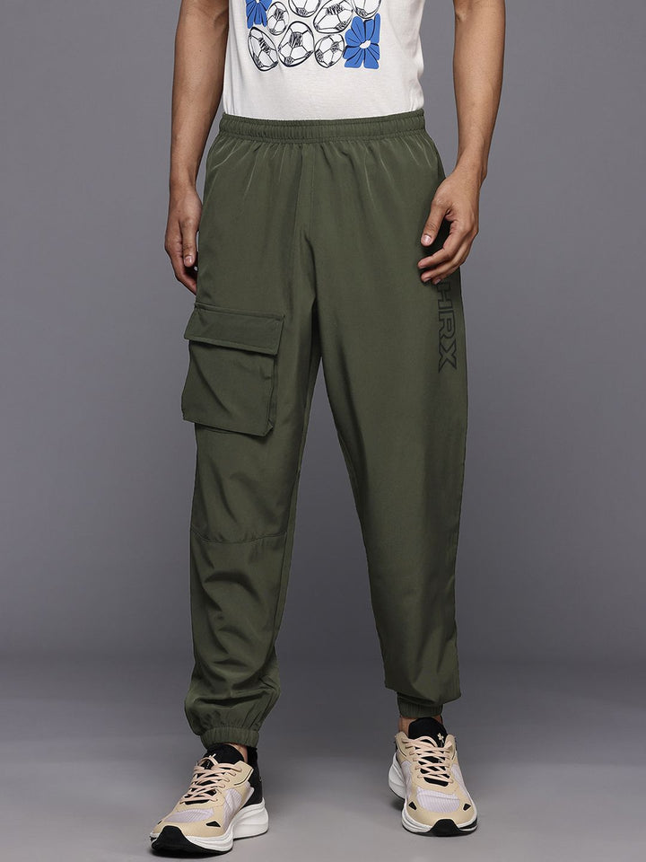 HRX by Hrithik Roshan Men Lifestyle Brand Logo Print Joggers