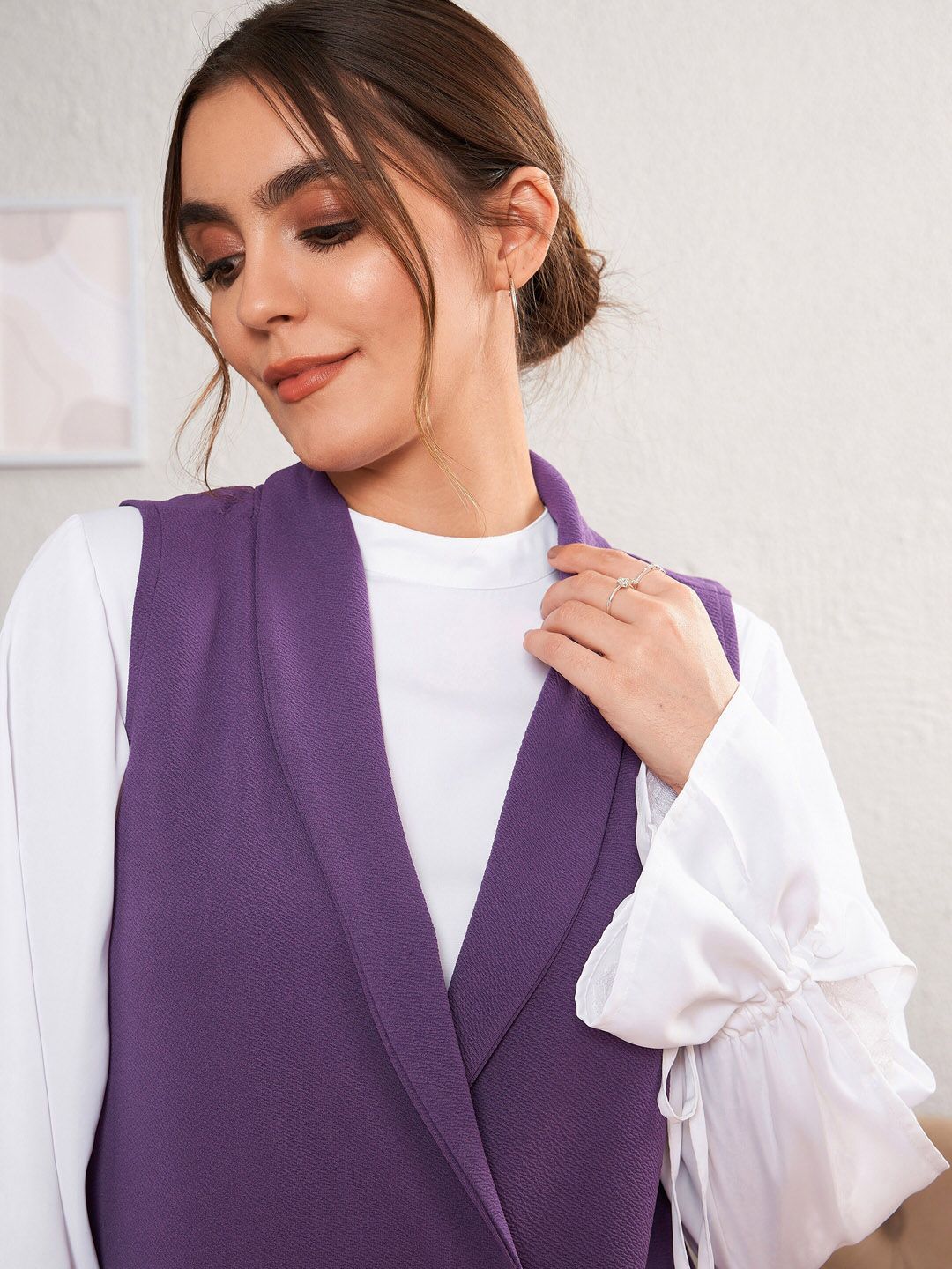 SASSAFRAS worklyf Sleeveless Blazer & Trousers Co-Ords