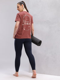 HRX by Hrithik Roshan Printed Pure Cotton Yoga T-shirt